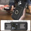 iPhone 17 Kalebol MagSafe Leather Card Holder Case (Black) - 4