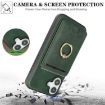 iPhone 17 Kalebol MagSafe Leather Case with Card Holder - Green - 7