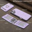 iPhone 17 Kalebol MagSafe Card Holder Leather Case - Purple - 8