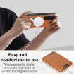 Samsung Galaxy Z Fold7 Kalebol MagSafe Leather Card Case (Brown) - 3