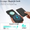 Samsung Galaxy Z Flip6 Kalebol MagSafe Leather Phone Case (Black) - 7