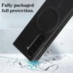 Samsung Galaxy Z Fold6 Kalebol MagSafe Leather Card Case (Black) - 4