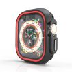 Apple Watch Ultra 49mm Red Two-Color Half Wrap PC Protective Case - 1