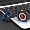 Apple Watch Ultra 49mm Blue Two-Color Half Wrap PC Protective Case - 6
