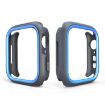 Apple Watch 44mm/45mm Blue Two-Color Half Wrap PC Protective Case - 4