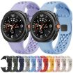 Samsung Galaxy Watch 8 40mm/44mm Pink Silicone Band Black Buckle - 4