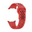 Samsung Galaxy Watch 8 40mm/44mm Black Red Silicone Band - 3