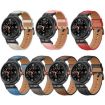 Samsung Galaxy Watch 8 Leather Band 40mm/44mm Red Silver Metal Connector - 4