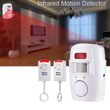 Wireless Home Security PIR Sensor Alarm System with 105DB Siren - 1