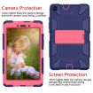 Galaxy Tab A8.0 2019 T290 Shockproof Silicone Case with Holder - Blue/Pink - 2