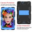Galaxy Tab A8.0 2019 T290 Shockproof Silicone Case with Holder Black+Blue - 2