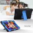 Galaxy Tab A8.0 2019 T290 Shockproof Silicone Case with Holder Black+Blue - 4