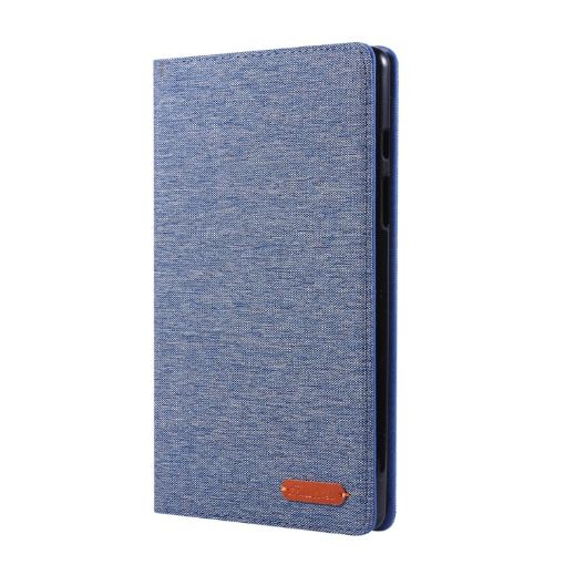 Galaxy Tab A8.0 T290/T295 (2019) Deep Blue PU Leather Case with Holder - 1