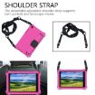 Galaxy Tab A8.0 T290/T295 2019 Protective Shell with Straps - Rose/Black - 6