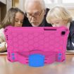 Galaxy Tab A8.0 T290/T295 2019 Protective Shell with Straps - Rose+Blue - 5