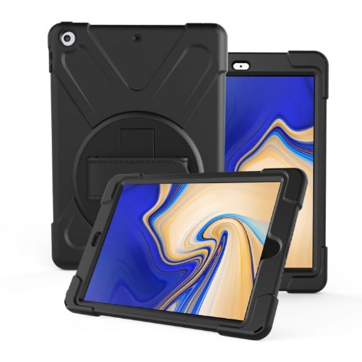 Galaxy Tab S4 10.5 T830/T835 360 Rotating Protective Case Black - 1