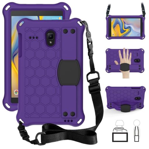 Shockproof Case for Samsung Galaxy Tab A 8.0 (2018) - Purple/Black - 1