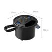 ORICO DESK-2U1C Desktop Power Grommet Multi-Function HUB for Office - 3