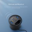 ORICO DESK-2U1C Desktop Power Grommet Multi-Function HUB for Office - 5