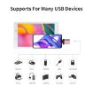 ENKAY ENK-AT101 Red USB-C to USB 3.0 OTG Data Adapter Converter - 5