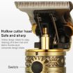VGR V-228 5W USB Retro Hair Clipper with LED Display - Silver - 4