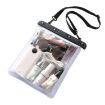 Transparent Waterproof Bag for Mobile Phone & Small Items - White - 2