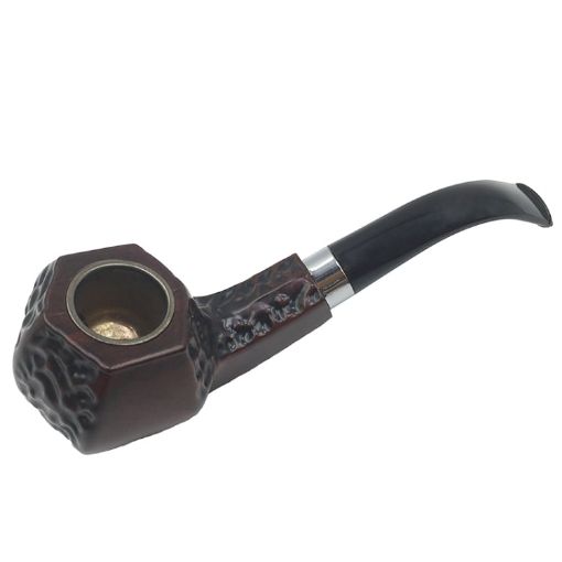 Bakelite Resin Pipe Iron Pot Dry Pipe - Portable Curved Filter Pipe - 1