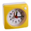 Yellow Bedside Mute Alarm Clock with Light & Snooze Function - 2