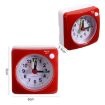 Yellow Bedside Mute Alarm Clock with Light & Snooze Function - 4