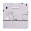 Gray Bedside Mute Alarm Clock with Light & Snooze Function - 3