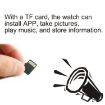 A1 1.54" IPS Screen Bluetooth Smart Watch with Call & Music - Silver - 6