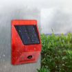 Solar Alarm Light 129dB Human Body Induction Remote Control N911C English - 6