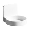 White Bathroom Wall-mounted Toiletries Storage Rack - 2