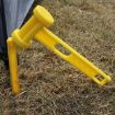 Camping Tent Nail Hammer - Plastic Hammer for Outdoor Outing Gadgets - 2