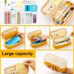Large Capacity Mesh Pencil Case - Simple Junior High School Stationery Bag - 4