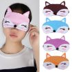 Pink Cute Fox 3D Sleep Mask - Travel Sleeping Cover Ice Mask - 5