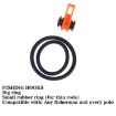 10 PCS Black Plastic Fishing Hook Keeper for Rods & Lures Safety Holder - 4