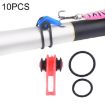 Pink Plastic Fishing Hook Keeper - 10 PCS Bag for Rods & Lures Safety - 1