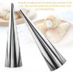 Large Stainless Steel Cone Roll Moulds for Croissants and Pastry (5 PCS) - 5