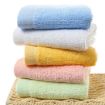 Wood Fiber Small Square Dish Towels 2 PCS - Yellow - 3
