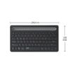 Rapoo XK100 Wireless Bluetooth Office Keyboard, 78 Keys, Black - 3