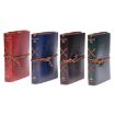 Vintage Pirate Anchors PU Leather Spiral Notebook Diary, Size L (Coffee) - 2