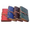 Vintage Pirate Anchors PU Leather Spiral Notebook Diary, Size L, Blue - 3