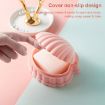 Portable Gray Soap Rack Storage Box for Dorm & Home Drains - 4
