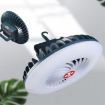 Rechargeable USB Fan Lamp for Camping & Live Broadcast, Multi-function - 2