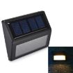 Solar Powered Wall Light, 6 LEDs, IP55 Waterproof, Warm Light Deck Lights - 1