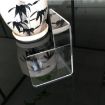 Clear Acrylic Bookends L-Shaped Desk Organizer for Office & School - 2