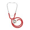 Red Double-Sided Stethoscope Single Tube for Doctors & Nurses, Cardiology - 2
