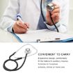 Red Double-Sided Stethoscope Single Tube for Doctors & Nurses, Cardiology - 5