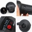 Portable Outdoor Electric Drum Fan BBQ & Hair Dryer - Barbecue Accessory - 4